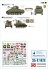 Star Decals 35-C1428 Early IDF markings # 2. Israeli armoured cars and AFVs in 1948-49. Sherman 75mm, Sherman 105mm, Cromwell Mk IVF, Hotchkiss 39 H, Vickers Light Tank Mk VI B. 1/35